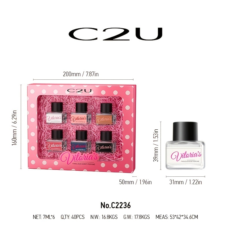 Perfume And Fragrance Difference - C2U 7ml*6 Bottles Feminine Intimate Fragrance