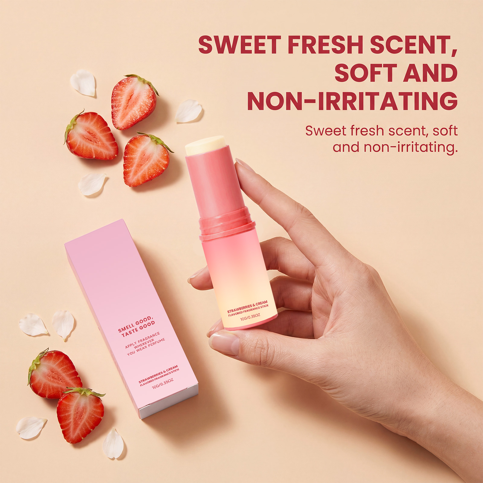Strawberry Fragrance Solid Bal - Perfume Light Fragrance recension och pris