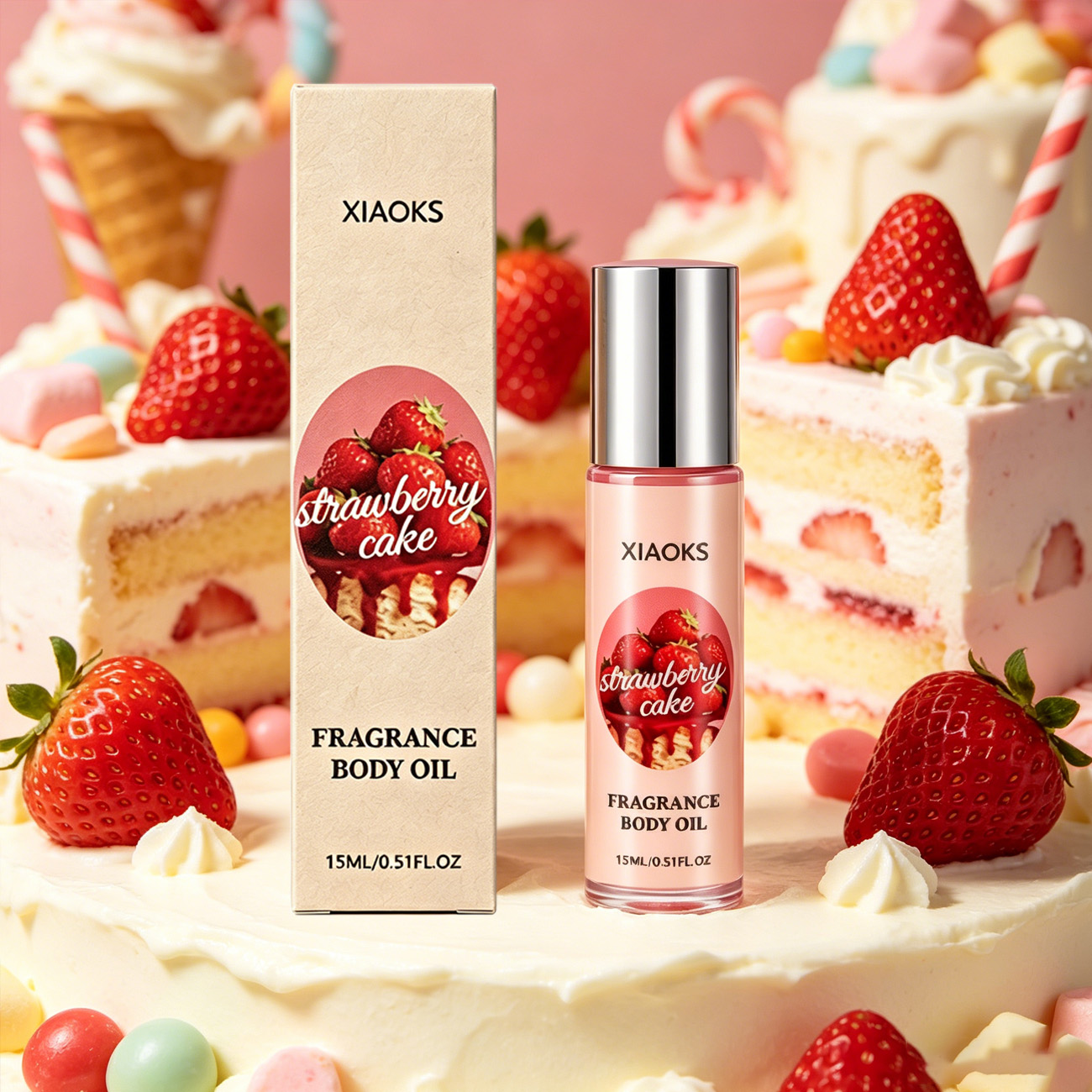 1 Bottle of Strawberry Cake Sw - Perfume Floral Fragrance recension och pris