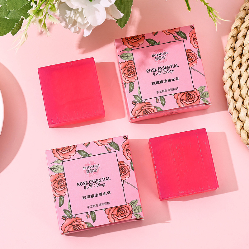Rose essential oil soap, wash  - Perfume Fragrance Soap recension och pris