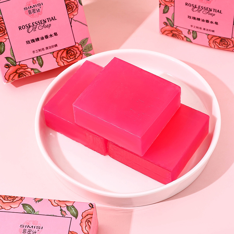 Rose essential oil soap, wash  - Perfume Fragrance Soap recension och pris