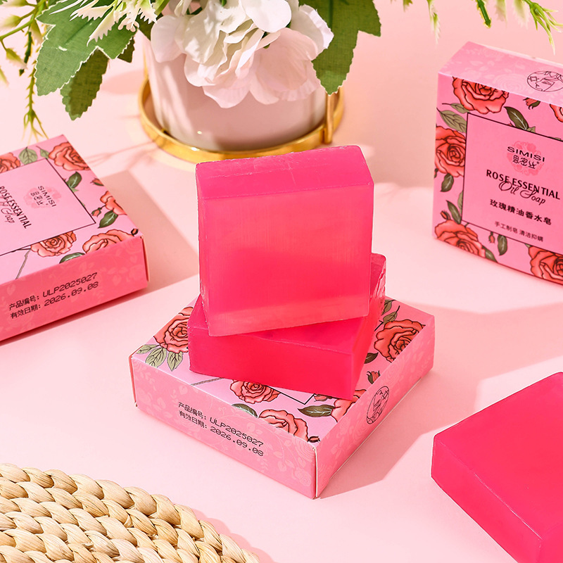 Rose essential oil soap, wash  - Perfume Fragrance Soap recension och pris